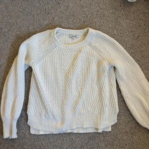 Madewell Textured Cream Sweater